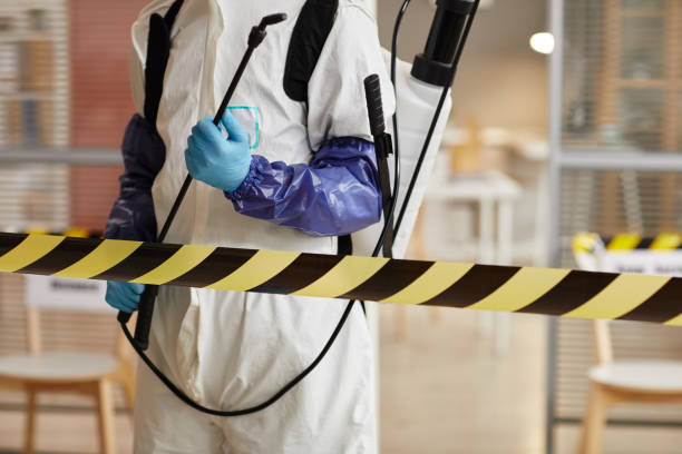 Professional Sewage Cleanup technician working in Newport, SC